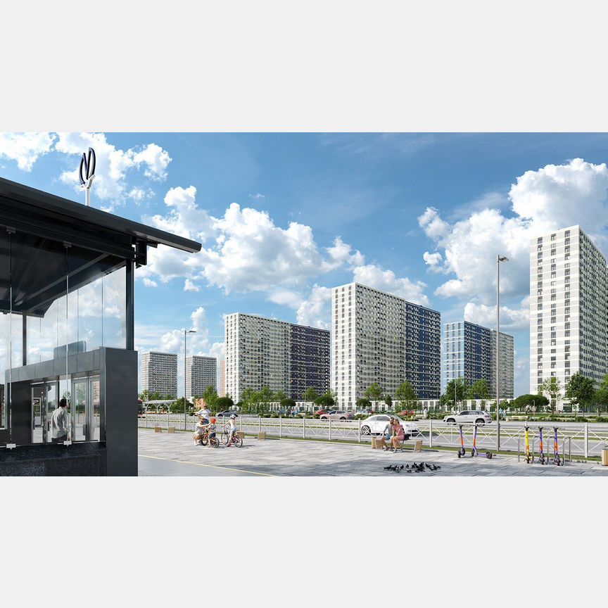 2-к. квартира, 47,2 м², 9/23 эт.