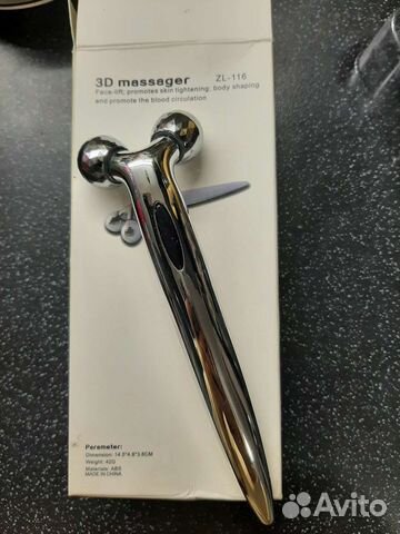 Роликовый массажер новый для лица и тела
