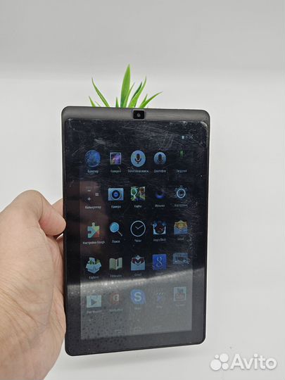 Планшет Supra M722 чёрный, полностью рабочий