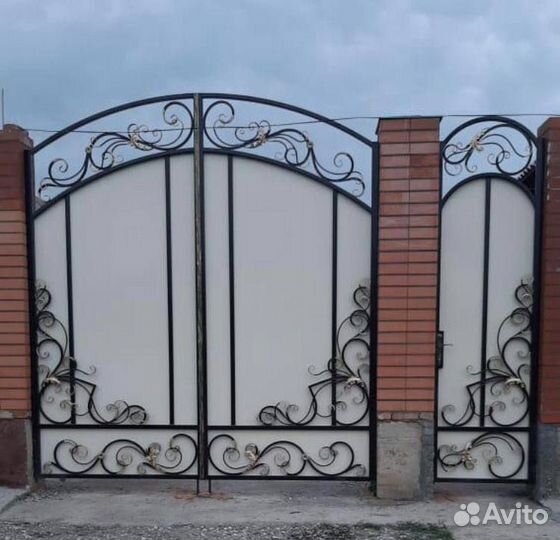 Ворота кованные