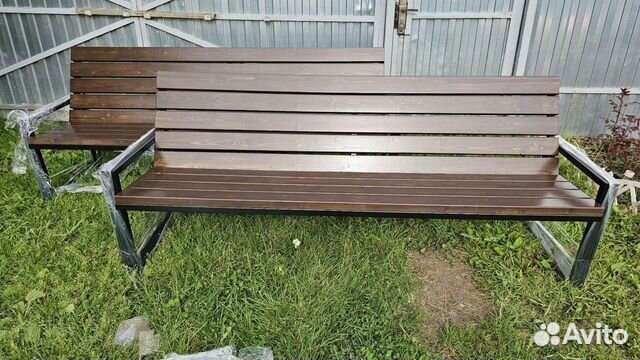 Лавочка в стиле лофт