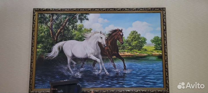 Картина маслом на холсте бу