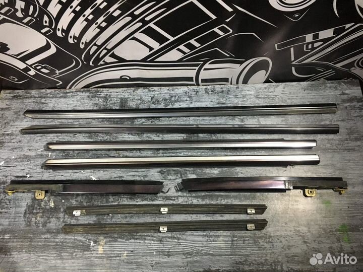 Молдинги стёкол дверей Mercedes-Benz S-class W220