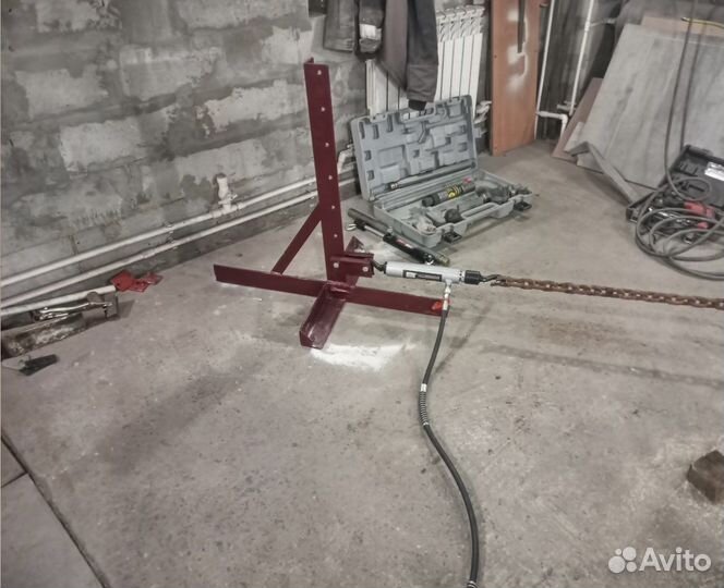 Гидравлический стяжной цилиндр с крюками 10 тонн