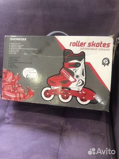 Коньки роликовые (27-30) раздвижные