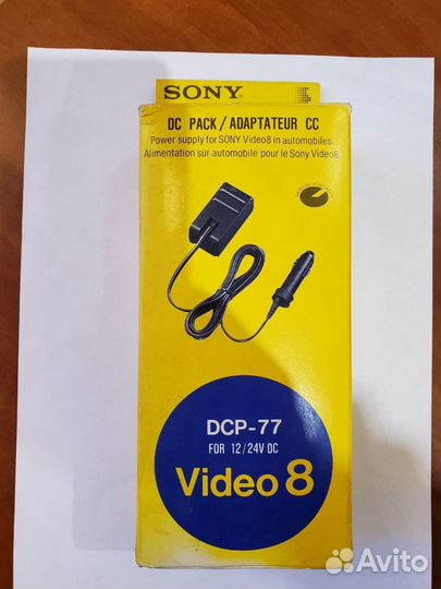 Автомобильный адаптер Sony DSP-77 Video 8 новый