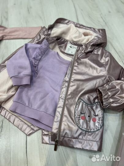 Большой пакет вещей 74-80-86 на девочку