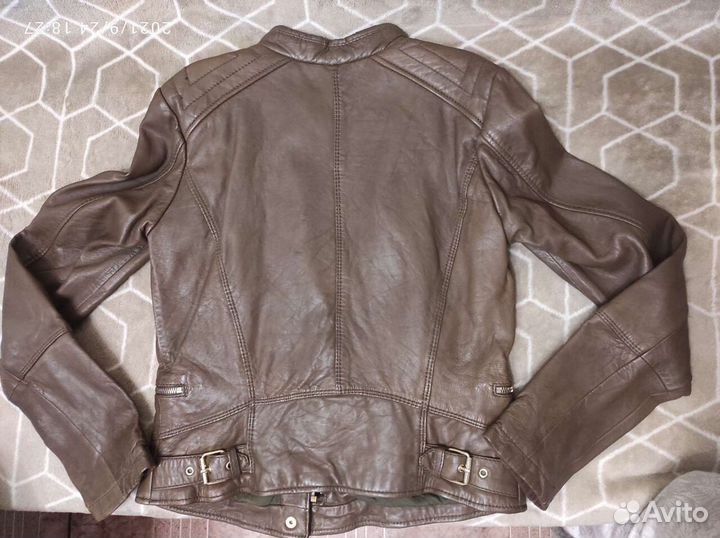 Новая Кожаная куртка Bershka S
