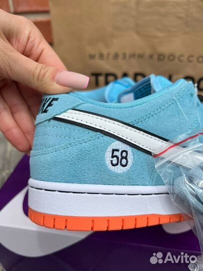 Кроссовки nike sb dunk low club 58 gulf