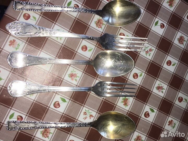 Ложки вилки мильхиоровые