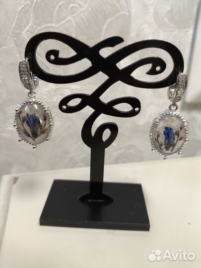 Серебряные серьги