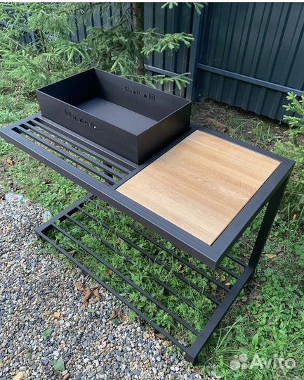 Мангал в стиле лофт