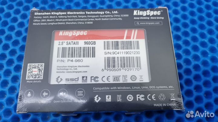 SSD KingSpec 960Gb