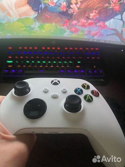 Геймпад xbox series s оригинал + акб и провод