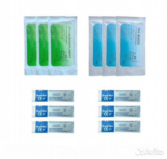 Тренировочный набор шовных инструментов