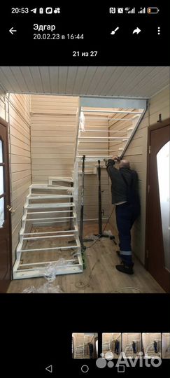 Перила для лестниц из металла