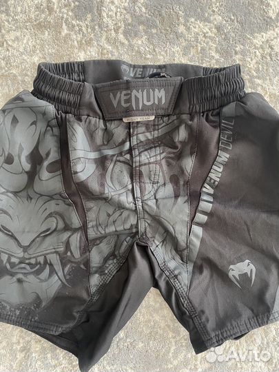 Шорты мма Venum Devil Black/Black