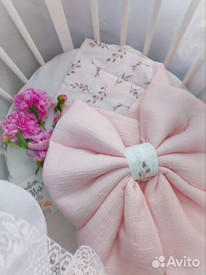 Конверт на выписку муслиновый новый