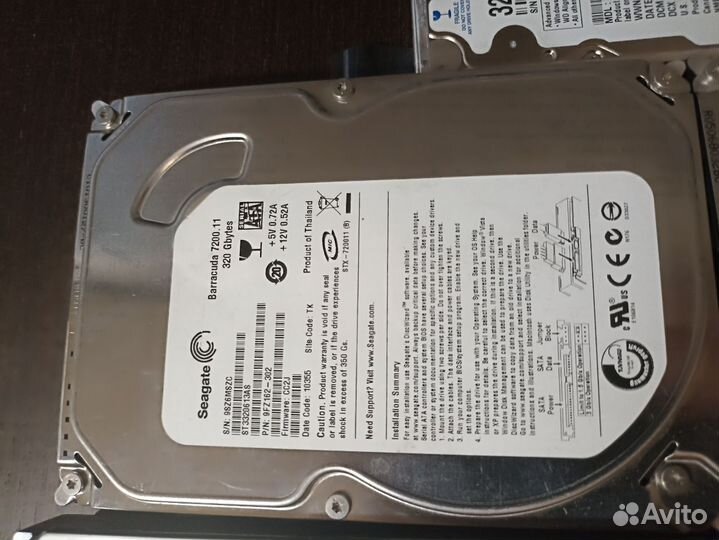 Жесткие диски HDD SATA 2,5 и 3,5