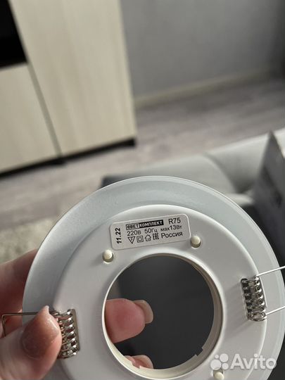 Светильник потолочный встраиваемый