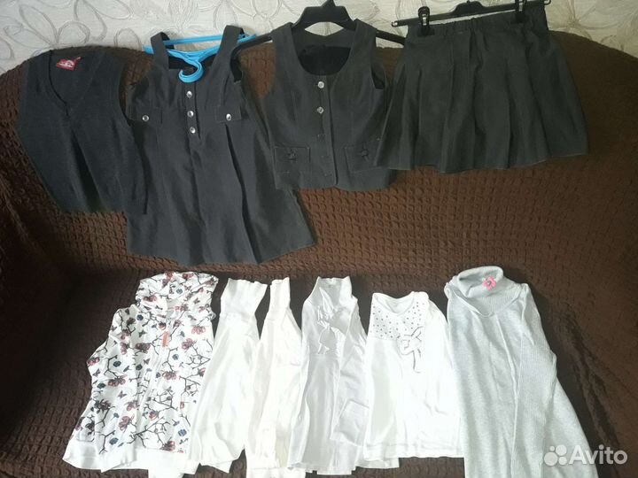 Вещи д/девочки р.128/158 пакетом