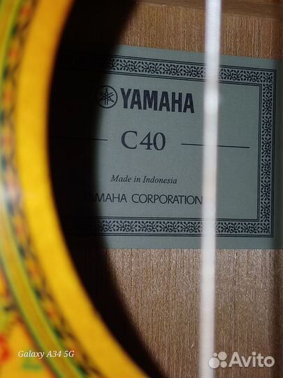 Гитара yamaha c40