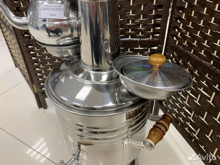 Самовар турецкий на дровах 6 литров