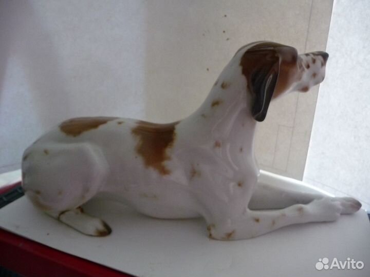 Статуэтка рыжий пойнтер лфз СССР