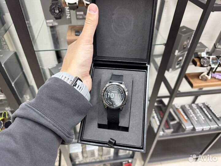 Garmin Fenix 7 Sapphire Titanium DLC (Новые) Русск