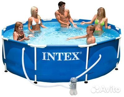 28202 Каркасный бассейн Intex (305см x76см) +фильт