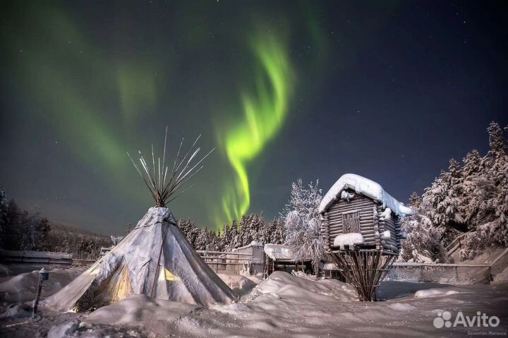 Туры Териберка, Северное сияние, Межгород