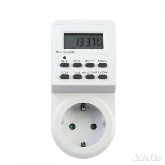 Таймер розеточный Smartbuy, сутки/неделя