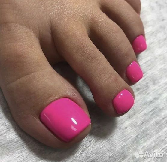 Педикюр гель лак