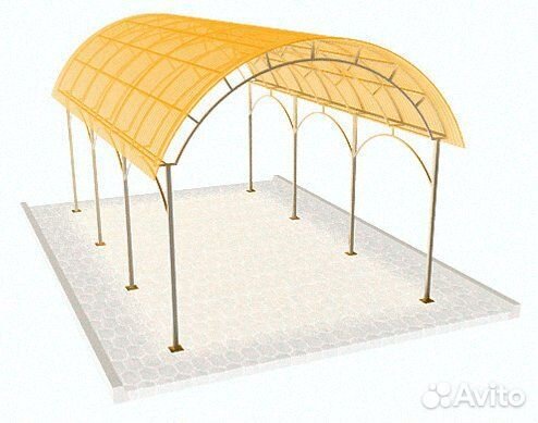 Навесы для авто под ключ