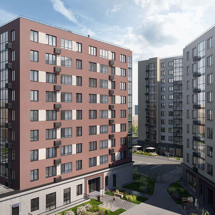 2-к. квартира, 52,1 м², 4/9 эт.