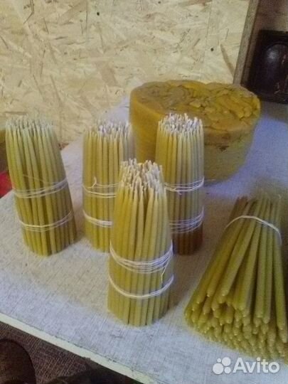 Свечи восковые церковные