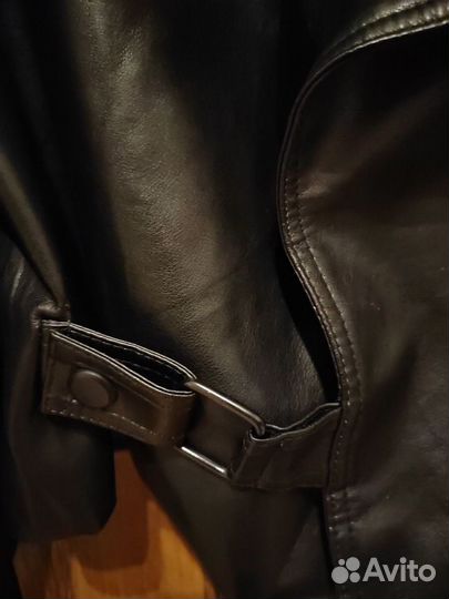 Куртка женская кожзам. Цвет черный. Размер L
