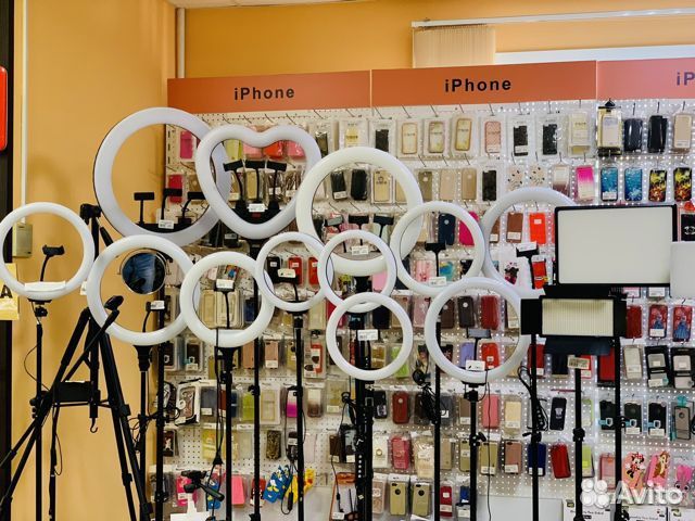 Кольцевая лампа Dimmable, 32 cm + пульт