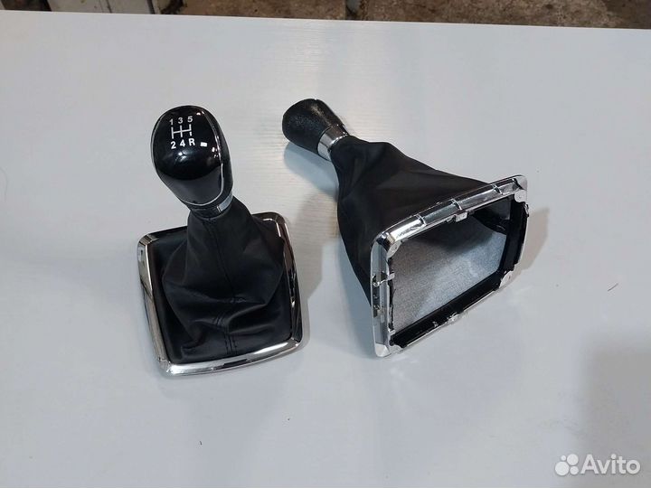 Ручка МКПП с чехлом Ford focus 2 большая, 5 ст