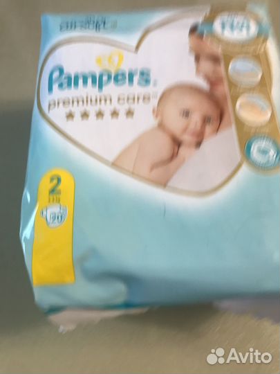 Подгузники Pampers premium care 2 4 8 кг