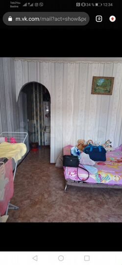 Комната 18 м² в 1-к., 3/5 эт.