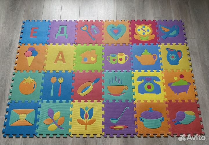 Пазлы мягкие на пол