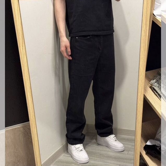Джинсы прямые zara regular fit