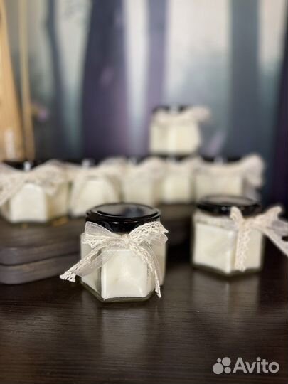 Свеча «Молоко,мёд»