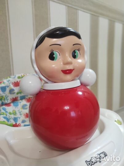 Игрушка неваляшка большая