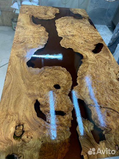 Изделия из эпоксидной смолы и дерева. Слэб. Мебель