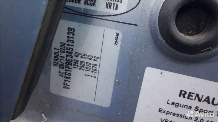 Разбор на запчасти Renault Laguna 2