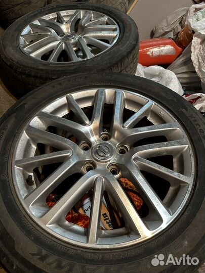 Продам колеса 5:114,3 R17 на летних шинах