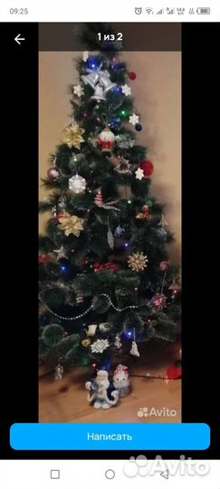 Ель искуственная 210 бу