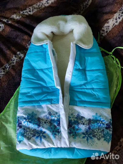 Конверт на выписку для мальчика зимний